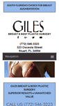 Mobile Screenshot of gilesplasticsurgery.com